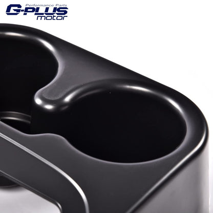 G-PLUS Center Console Cup Holder Compatible with 2003-2012 Dodge Ram 1500 2500 3500 (Non-Sport Interior Package, Non-Laramie) Matte Black ABS