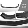 G-PLUS Front Lip Splitter Compatible with Honda Civic Sedan 4-Door 2016 2017 2018 2019 2020, Not Fit Coupe or Hatchback Models Glossy Black