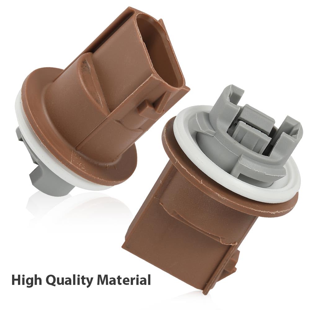 G-PLUS 2 Bulb Sockets Headlight Parking Turn Signal Brake Tail Light Compatible with Ford F150 F250 F350 F450 Super Duty 2004-2013/Fit Lincoln Mark LT 2006-2008/Fit Mercury Milan 2006-2011 2U5Z13411SA