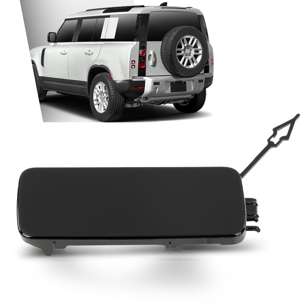 G-PLUS Left Rear Bumper Tow Hook Eye Cover Cap Compatible with Defender L663 90 110 2020-2023