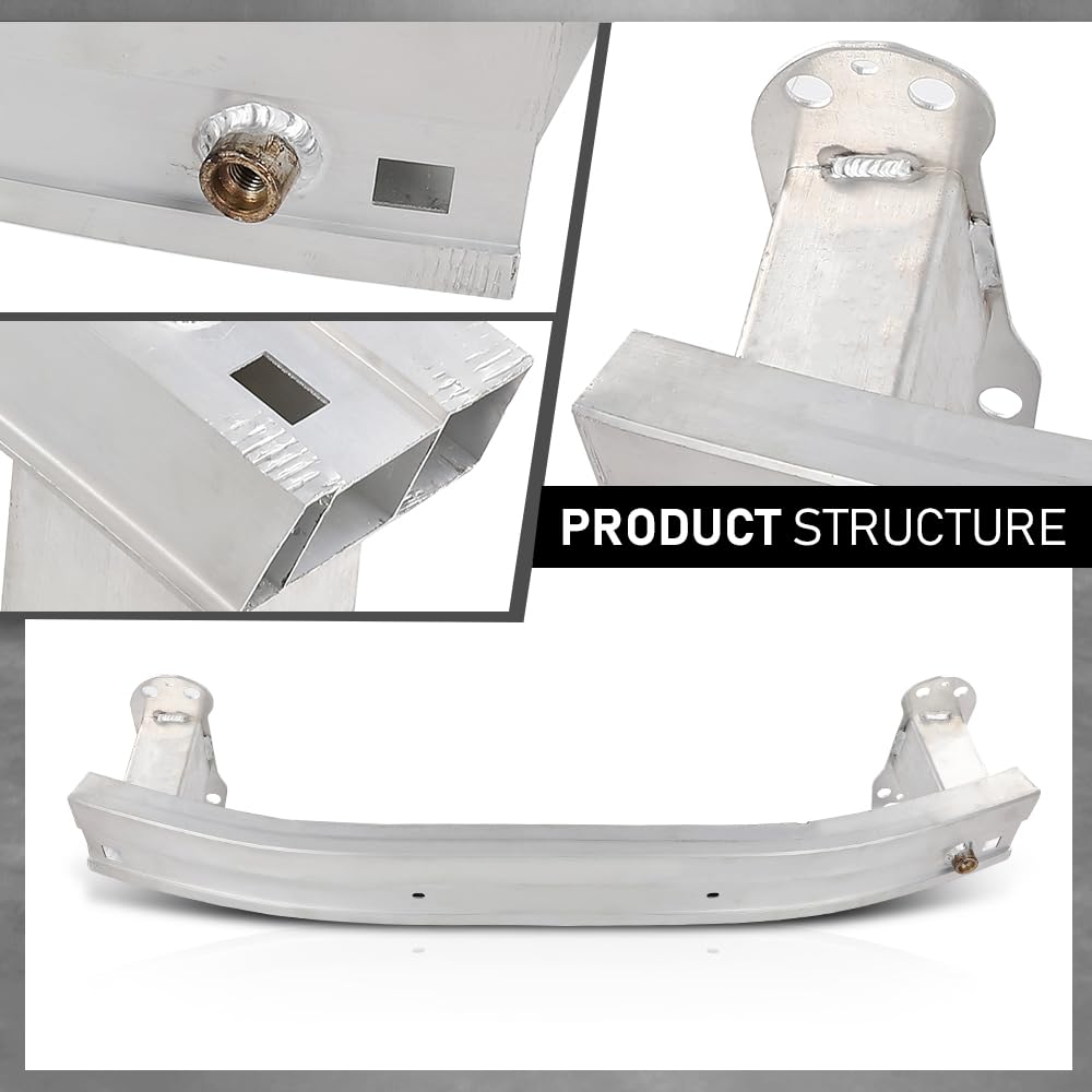 G-PLUS Front Bumper Reinforcement Impact Absorber Compatible with Fiat 500X Pop/Lounge/Easy 2016, Fit Jeep Renegade Limited/Latitude/Sport 2015-2018 68247223AA, CH1006236