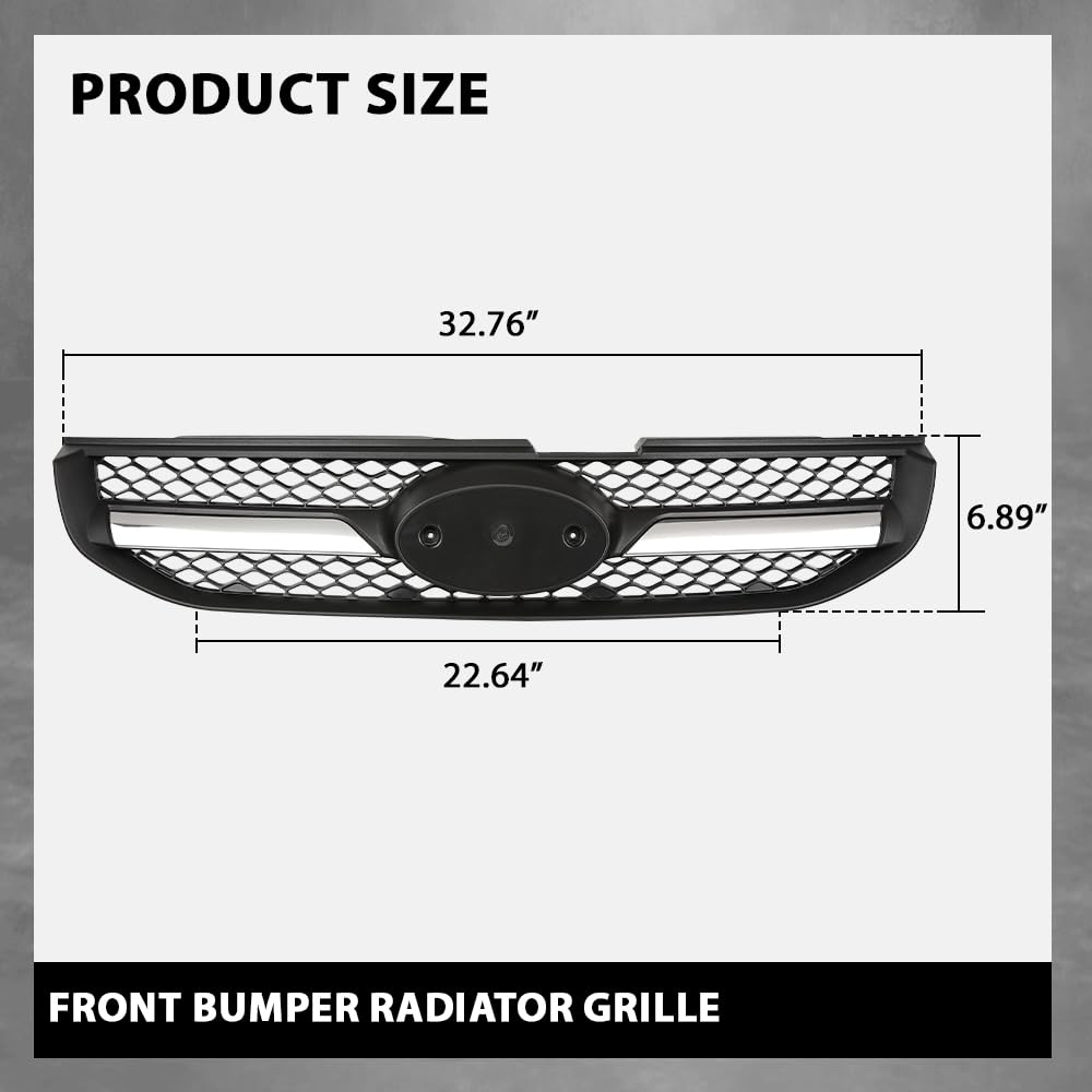 G-PLUS Front Bumper Grille Assembly Compatible with Kia Sportage 2008 2009 2010