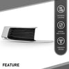 G-PLUS Fog Light Cover Bezel Trim Front Left Side Compatible with Cadillac XTS 2018-2019 Chrome Black