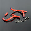 G-PLUS Coolant Silicone Radiator Hose Kit Compatible With Honda CRF 450 CRF450R 2009 Red