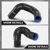 G-PLUS Radiator Hose Set Upper Lower and Bypass Hoses Compatible with John Deere Models Black