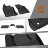 G-PLUS Floor Mats & Cargo Liner Compatible with Jeep Compass 2017 2018 2019 2020 2021 2022 2023 2024 2025 All Weather Protection TPE Floor Liners 1st & 2nd Row Black