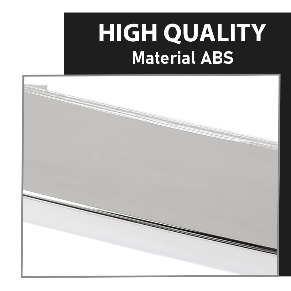 G-PLUS Bumper Trim Molding Chrome Front Lower Compatible with Ford Explorer 2018-2019 JB5Z8419AB, FO1044120, JB5Z-8419-AB Silver