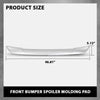 G-PLUS Front Bumper Spoiler Face Bar Trim Molding Pad Compatible with Toyota RAV4 2016-2018 5271142110B0, TO1094103 Silver