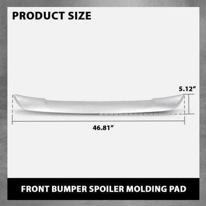 G-PLUS Front Bumper Spoiler Face Bar Trim Molding Pad Compatible with Toyota RAV4 2016-2018 5271142110B0, TO1094103 Silver