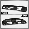 G-PLUS Dash Bezel Radio Cluster Trim Panel W/o Hole Compatible with Ford F250 F350 Super Duty 1999-2004 Dashboard Black