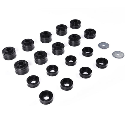 G-PLUS Body Mounts in Polyurethane PU Compatible with F250 F350 Super Duty 1999-2017 2WD & 4WD, Body Cab Mounts Bushings Kit, Black
