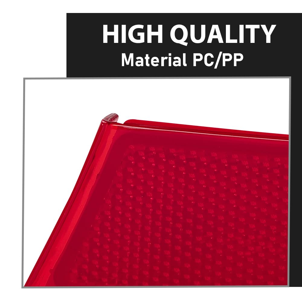 G-PLUS Rear Bumper Reflector Right Compatible with BMW F25 X3 Series sDrive28i xDrive28d xDrive28i xDrive35i 2015-2017 63257352210 Red