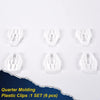 G-PLUS Molding Plastic Clip Compatible with 1966-1969 Lincoln, Fender, Door, Quarter Retainer Clips,6Pcs Install Set