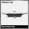 G-PLUS Rear Bumper Molding Trim Compatible with Benz C300 C400 2015-2018 For Models With AMG Styling Package 2058857338, MB1193100