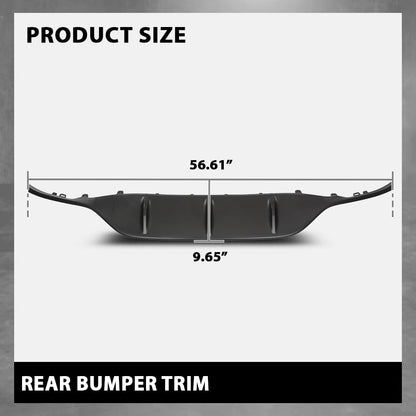 G-PLUS Rear Bumper Molding Trim Compatible with Benz C300 C400 2015-2018 For Models With AMG Styling Package 2058857338, MB1193100
