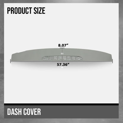 G-PLUS TPE Dash Cover Dashbaord Compatible with Chevy Tahoe Avalanche Suburban & GMC Yukon/XL/Denal & Cadillac Escalade 2007-2014 Fit Chevy Silverado GMC Sierra 2007-2013 Gray