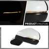 G-PLUS Power Heated Mirror w/Turn Signal Left Driver Side Compatible with Honda CRV 2023-2024 Power Folding 76258-3B4-H11 76208-3B4-H11 White