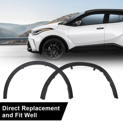G-PLUS Front Fender Molding Wheel Housing Trim Driver and Passenger Side Compatible with Toyota CHR 2018 2019 2020 2021 2022