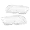 G-PLUS Headlight Lens Cover Compatible with BMW E46 3-Series 2DR 1999-2003 Fit BMW M3 Pre-Facelift 2-Door 2001-2006 Left & Right Pair Front Headlamp Lens Cover Clear