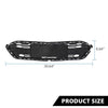 G-PLUS Honeycomb Grille Mesh Assembly Compatible with Chevy Cruze 2016-2018 Black Covers Automotive Car Front Bumper Lower