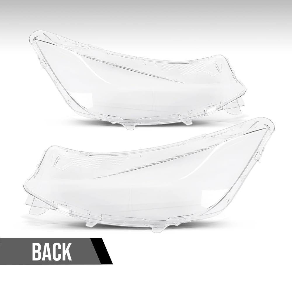 G-PLUS Headlight Lens Cover Compatible with BMW F34 GT 330i 340i 2017-2019 Left & Right Pair Front Headlamp Lens Cover Clear
