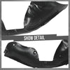 G-PLUS Front Fender Liner Set Left Right Side Compatible with Honda HR-V 1.8L 2019-2022 74100T7WA20, 74150T7WA20 Black