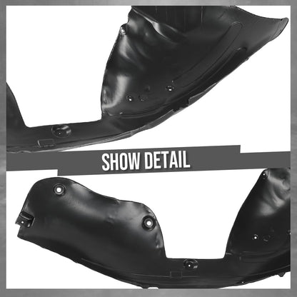 G-PLUS Front Fender Liner Set Left Right Side Compatible with Honda HR-V 1.8L 2019-2022 74100T7WA20, 74150T7WA20 Black
