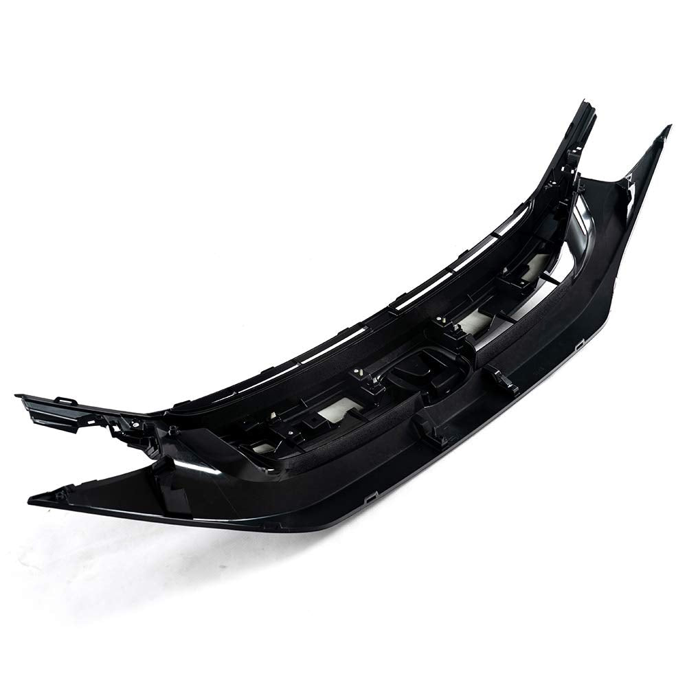 G-PLUS Front Bumper Upper Mesh Grill Compatible with 2019 2020 2021 Honda Civic