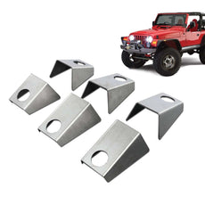 G-PLUS Frame to Body Mount Brackets for Jeep Wrangler TJ 1997-2006 Front View