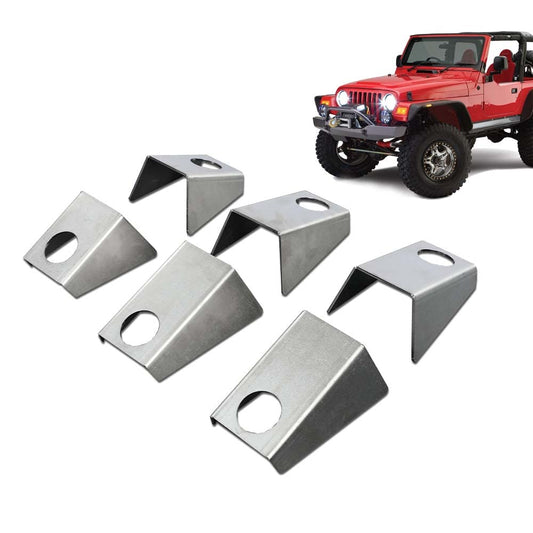 G-PLUS Frame to Body Mount Brackets Compatible with 1997-2006 Jeep Wrangler TJ Frame Rust Repair