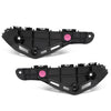 G-PLUS Bumper Cover Retainer Driver & Passenger Side Left & Right Bracket Compatible with LX 2016 2017 2018 2019 2020 2021 2022 525350E070, 525360E060, LX1033117, LX1032117 Black