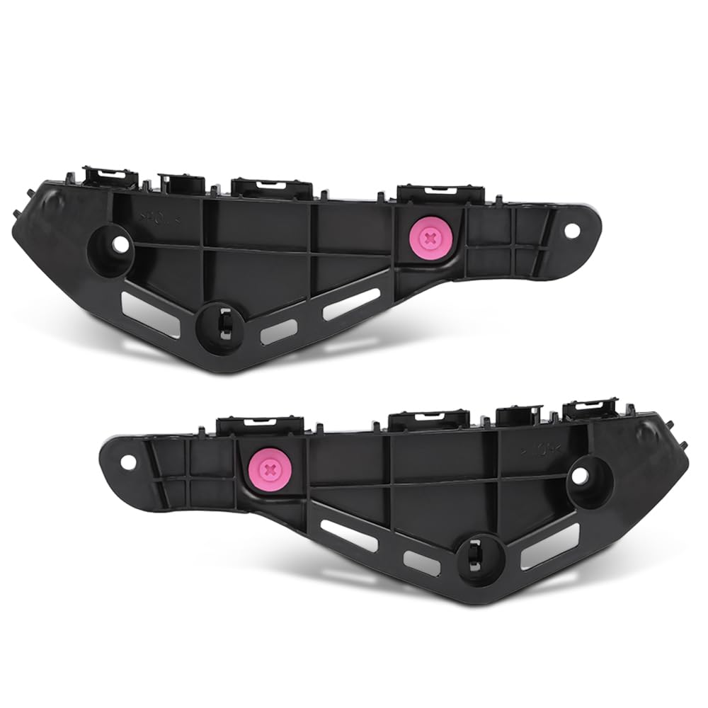 G-PLUS Bumper Cover Retainer Driver & Passenger Side Left & Right Bracket Compatible with LX 2016 2017 2018 2019 2020 2021 2022 525350E070, 525360E060, LX1033117, LX1032117 Black