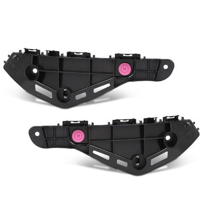 G-PLUS Bumper Cover Retainer Driver & Passenger Side Left & Right Bracket Compatible with LX 2016 2017 2018 2019 2020 2021 2022 525350E070, 525360E060, LX1033117, LX1032117 Black