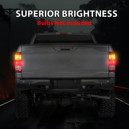 G-PLUS Tail Light Brake Lamp w/o Bulb Left Driver Compatible with Ford F150 XL 2021-2023,Fit w/Factory Incandescent and w/o Blind Spot Tail Light Models Only Luces TraserasAssembly