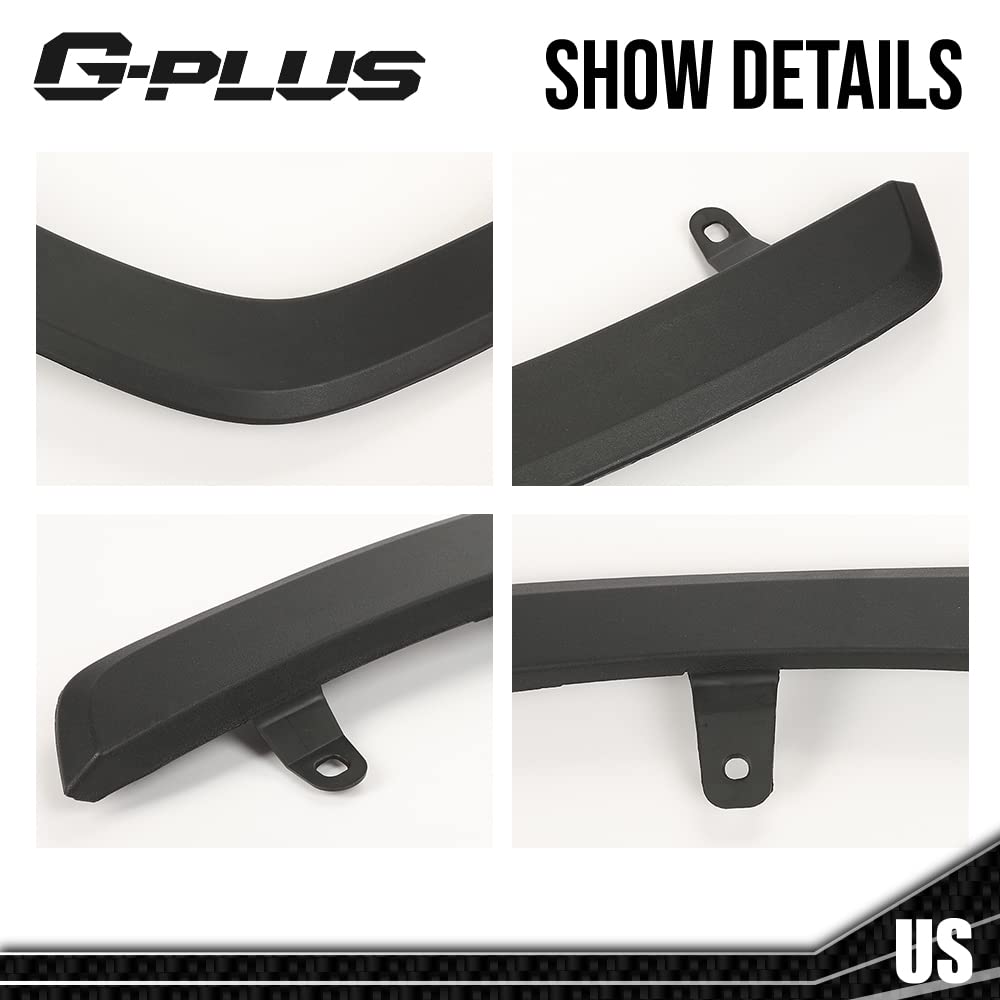 G-PLUS Fender Flares Compatible With 2019 2020 2021 Toyota Rav4, OE Style Front Wheel Black Fender Molding Trim 756010R090,7560142160(Front Left Driver Side)