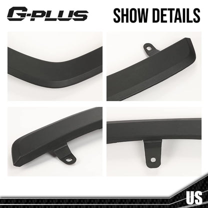 G-PLUS Fender Flares Compatible With 2019 2020 2021 Toyota Rav4, OE Style Front Wheel Black Fender Molding Trim 756010R090,7560142160(Front Left Driver Side)
