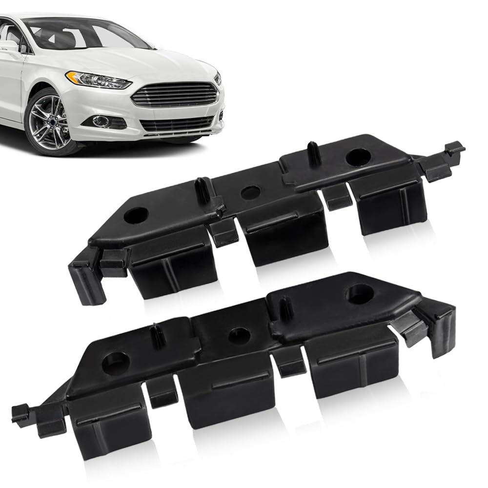 G-PLUS Front Bumper Bracket Compatible with Ford Fusion 2013-2016 Bumper Retainer Mount Brace Brackets Left Right Strong Support DS7Z17C947B DS7Z17C947A