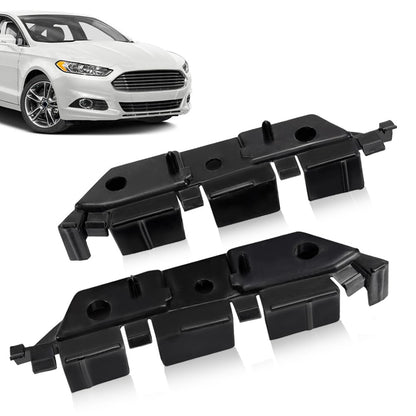 G-PLUS Front Bumper Bracket Compatible with Ford Fusion 2013-2016 Bumper Retainer Mount Brace Brackets Left Right Strong Support DS7Z17C947B DS7Z17C947A