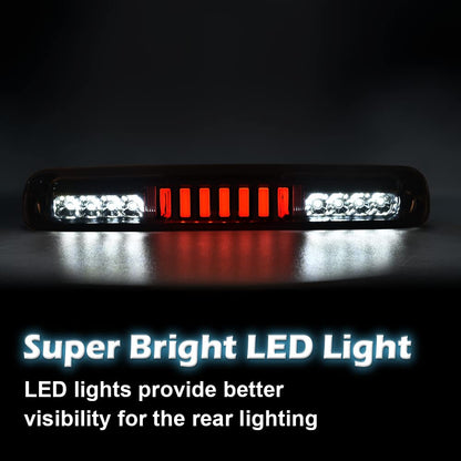 G-PLUS LED 3rd Third Tail High Mount Stop Type I Brake Lamp Compatible with 2007 Chevy Silverado/GMC Sierra 1500 2500 3500 & HD Models Classic 5978318 16525205
