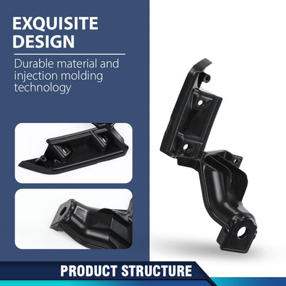 G-PLUS Front Grille Mounting Support Bracket Compatible with Honda Civic Coupe 2009-2011 Left and Right Pair 71124SVAA50 71129SVAA50 HO1207107, HO1207108
