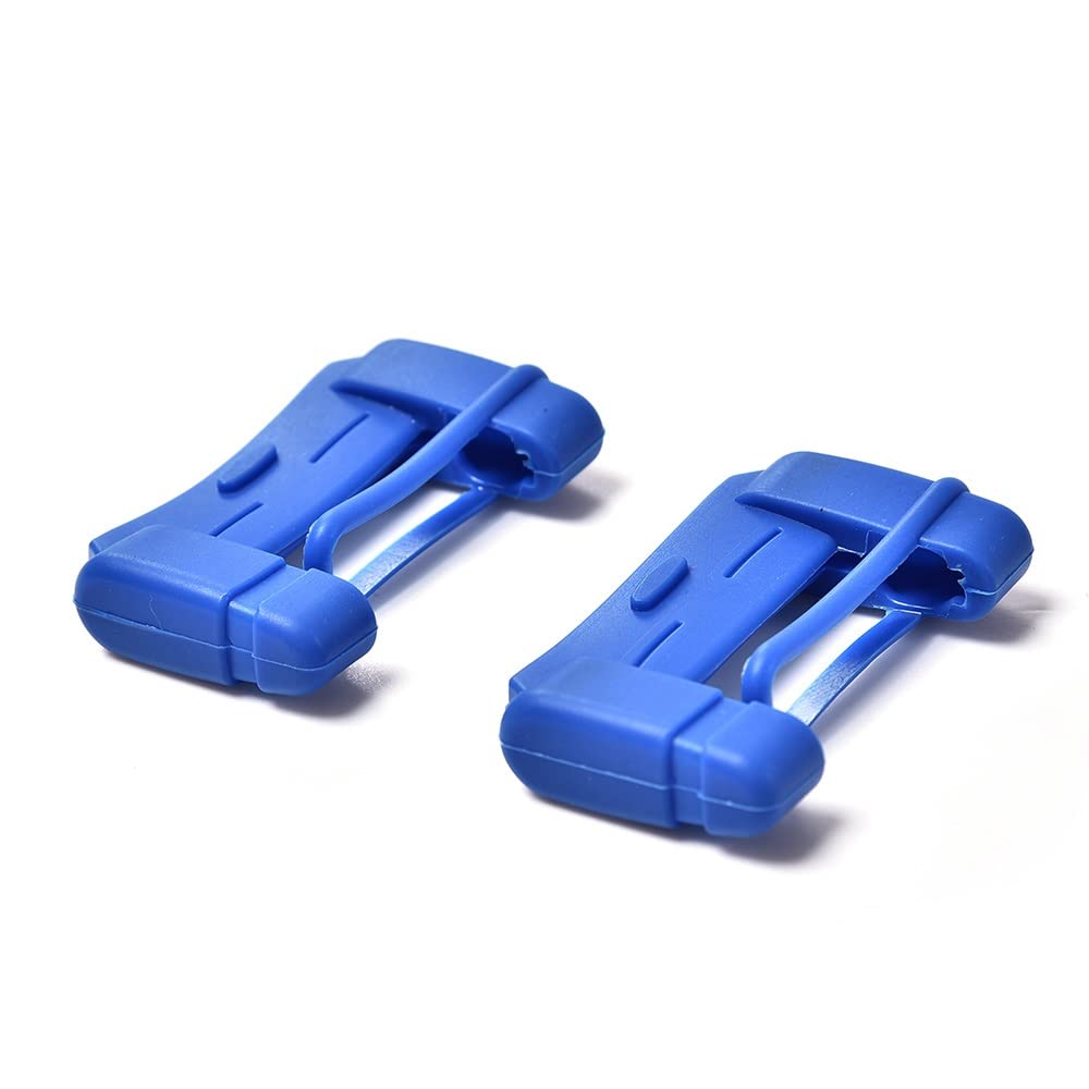 G-PLUS Universal Seat Belt Buckle Cover Replacement For Auto Car Seat Belt Buckle Clip Protector Trim Silicone Safety Accessories (Blue)