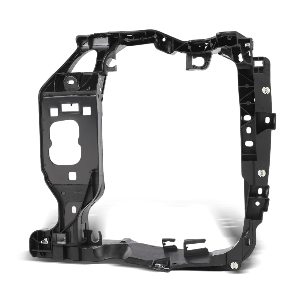 G-PLUS Front Right Side Intermediate Radiator Support Assembly w/ Bracket Compatible with Porsche Macan 2015-2018 95B805594 Direct OE Replacement Black