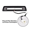 G-PLUS High Mount 3rd Third Brake Light Tail Compatible with 2007-2018 Toyota Tundra LED Rear Stop 81570-0C050 Smoked Lens White Base
