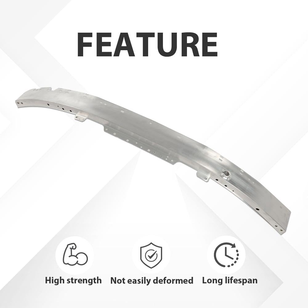 G-PLUS Front Bumper ReinForcement Compatible with Benz E300 (submodel: 4Matic, Base) 2017-2019/Fit Benz E350 2020-2021/Fit Benz GLC300 (submodel: 4Matic, Base) 2016-2020 2136201700 MB1006134