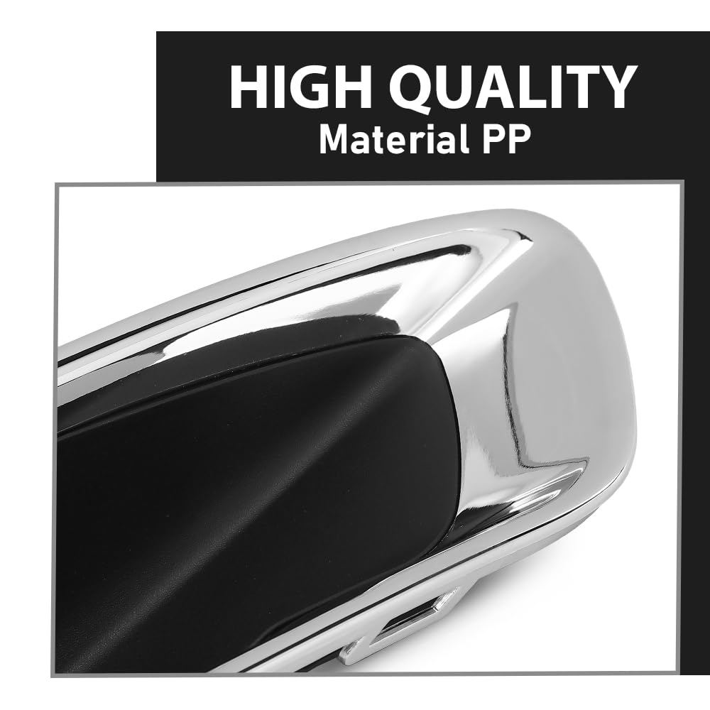 G-PLUS 2PCS Fog Light Covers Compatible with Jeep Grand Cherokee 2016 2017 2018 2019 2020 Chrome Lamp Bezel Trims 68261710AA, 68261711AA