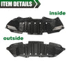 G-PLUS Front Engine Splash Shield Under Cover Compatible with Toyota Corolla 2009 2010 2011 2012 2013 5145102040 TO1228148