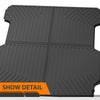 G-PLUS Truck Bed Mat Compatible with Honda Ridgeline 2017 2018 2019 2020 2021 2022 2023 2024 with 5.3FT (64.0 in) Bed Mat, All Weather Protection TPE Heavy Cargo Liner, Black