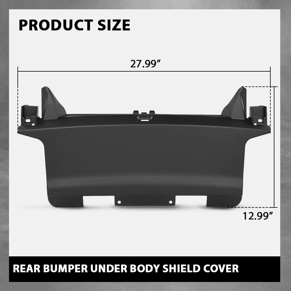 G-PLUS Rear Bumper Under Body Shield Cover Compatible with Range Rover Sport 2014-2018