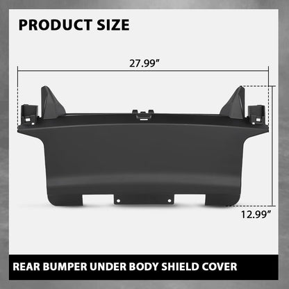 G-PLUS Rear Bumper Under Body Shield Cover Compatible with Range Rover Sport 2014-2018