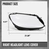 G-PLUS Headlight Lens Cover Compatible with Benz C-Class W205 2015-2017 A2059067403 Right Side Front Headlamp Lens Cover Clear